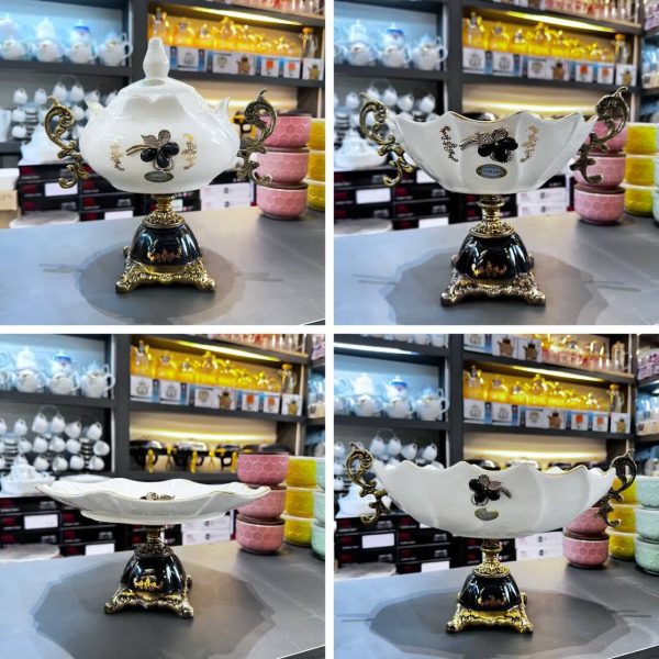 سرویس پذیرایی 4 تیکه پایه فلز