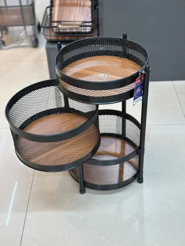 سبد ۳ طبقه گرد